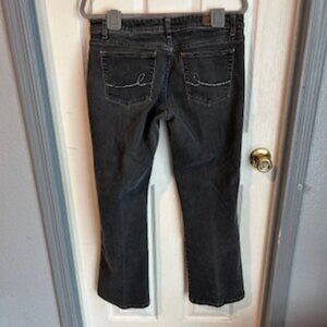 Women’s Lee Black Embellished Pocket Jeans | Mid Rise Straight Leg | W34